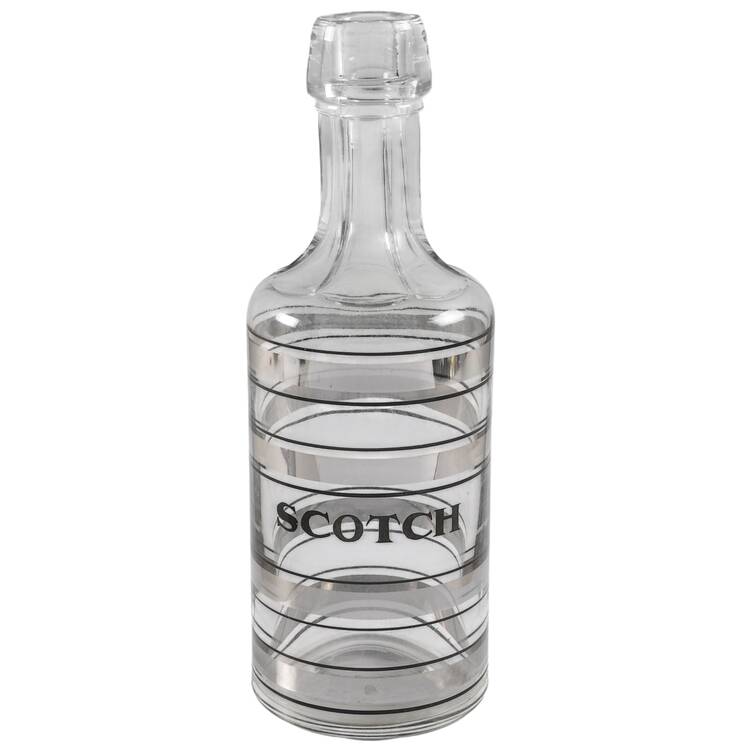 Radio Bar (Platinum Bands) Scotch Decanter No Stopper