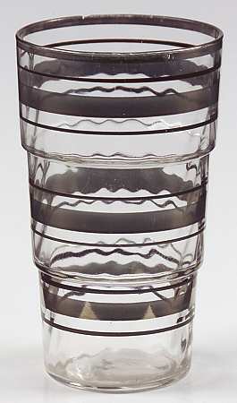 Radio Bar (Platinum Bands) 4 Oz Flat Tumbler