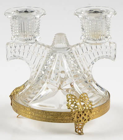 Wigwam Clear Double Light Candlestick