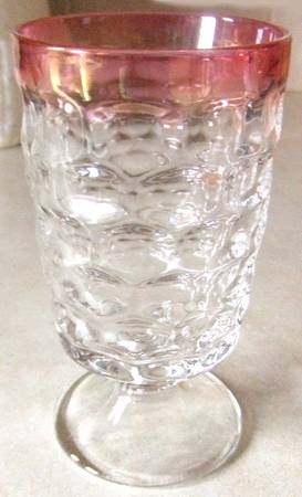 Yorktown Ruby Flash (Colonial) Water Goblet