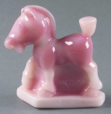 Heisey Animals & Figurines Oscar (Plug Horse)-Rosalene