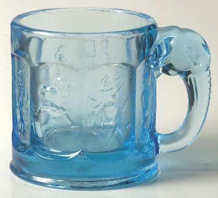 Heisey Animals & Figurines Light Blue Story Book Mug