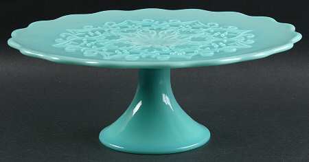 Spanish Lace Turquoise by Fenton