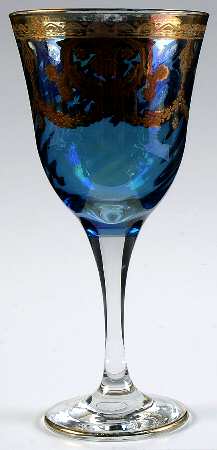 FUG10 Cobalt Blue Water Goblet