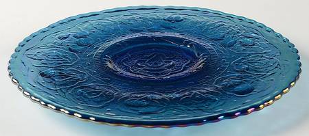 Persian Pearl (Blue Opalescent Iridized) by Fenton