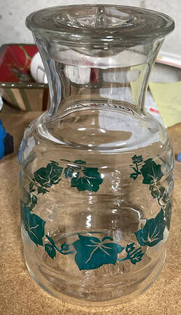 Southern Ivy Carafe & Lid (Uses the CARO & CARLDO)