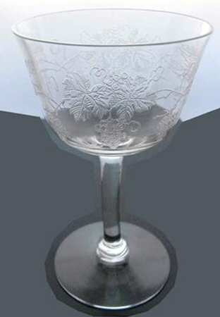 Deep Etch #30 Champagne/Tall Sherbet
