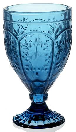 Trestle Indigo Water Goblet