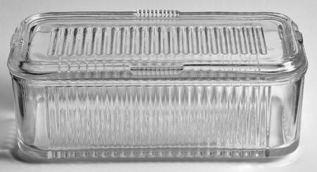 FEG37 Clear Large Refrigerator Jar & Lid