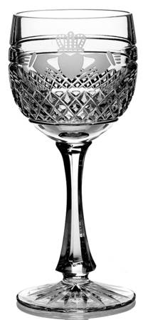 Claddagh Ring (Older, Etched Hands) White Wine