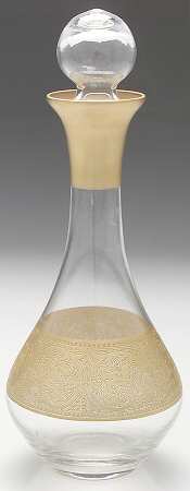 Georgian Gold Cordial Decanter & Stopper