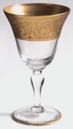 Georgian Gold Wine Glass