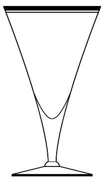Gold Band (Decoration A, Stem #L13) by Glastonbury - Lotus