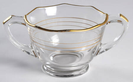 Gold Band (Decoration A, Stem #78) Open Sugar