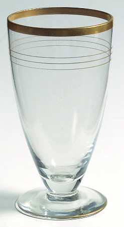 Gold Band (Decoration A, Stem #78) Iced Tea