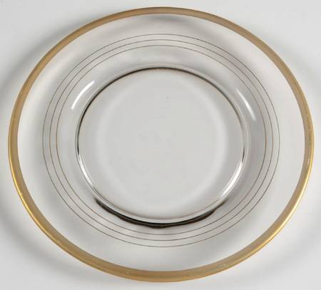 Gold Band (Decoration A, Stem #78) 7" Salad Plate