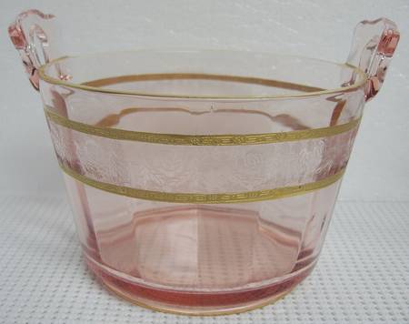 Grecian (Pink Stem) Ice Bucket