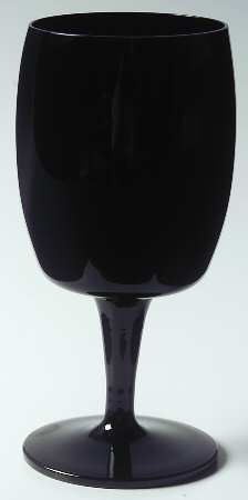 Accent Black Water Goblet