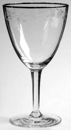 Chanson Platinum Water Goblet