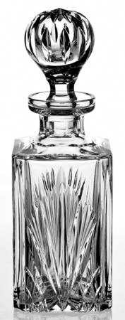 Cherrywood Clear Spirit Decanter & Stopper