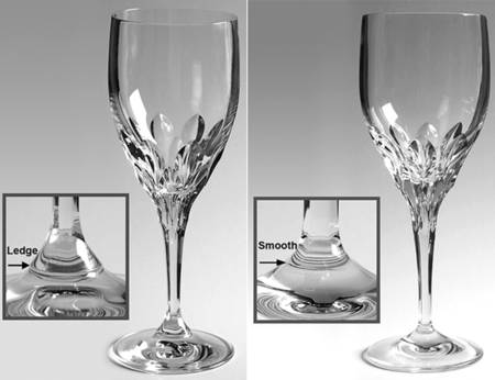 Diamond Clear (Cut, Newer) Water Goblet