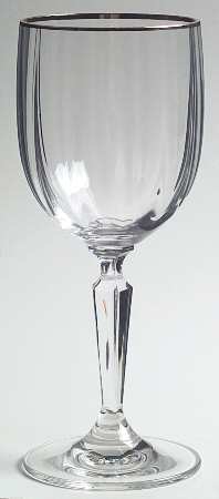 Golden Sunset Water Goblet
