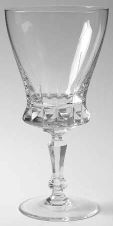 Pristine Water Goblet by Gorham Crystal