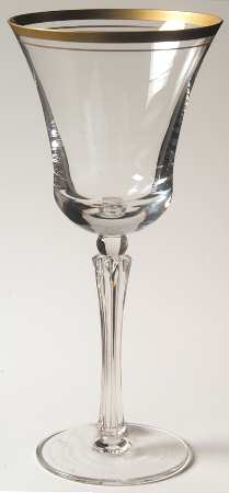 Theme Gold Wine Glass