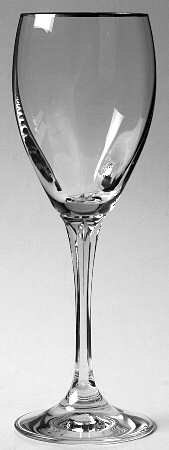 Andante Tall Platinum Water Goblet