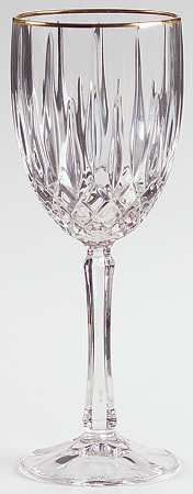 Regalta Gold Wine Glass by Gorham Crystal