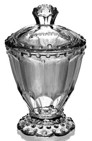 Emily's Attic Clear Sugar Bowl & Lid