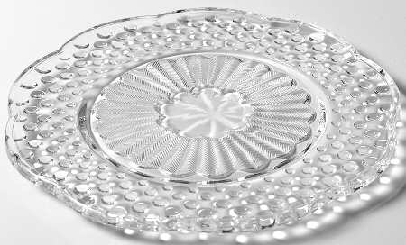 Emily's Attic Clear Luncheon Plate