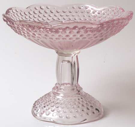 Emily's Attic Pink Round Compote (Height X Width)