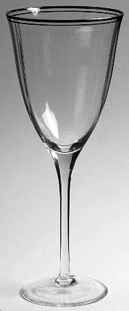 Laurin Tall Platinum by Gorham Crystal