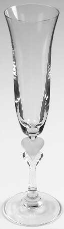 Amore Fluted Champagne by Gorham Crystal