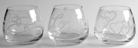 Amore 2" Candle Votive Set - Set of 3