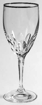 Diamond Platinum (Newer) Water Goblet