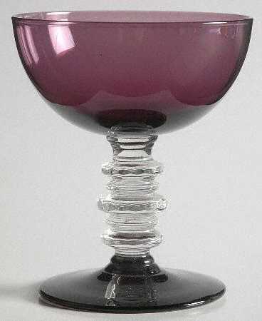 971 Amethyst Champagne/Tall Sherbet by Glastonbury - Lotus