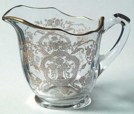Bridal Bouquet (Gold Encrusted, Stem 35) Creamer