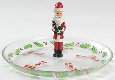 Winter Follies Round Canape Serving Platter