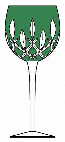 Lady Anne Emerald Green by Gorham Crystal