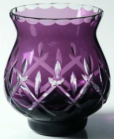 Lady Anne Amethyst Hurricane Lamp, Globe Only