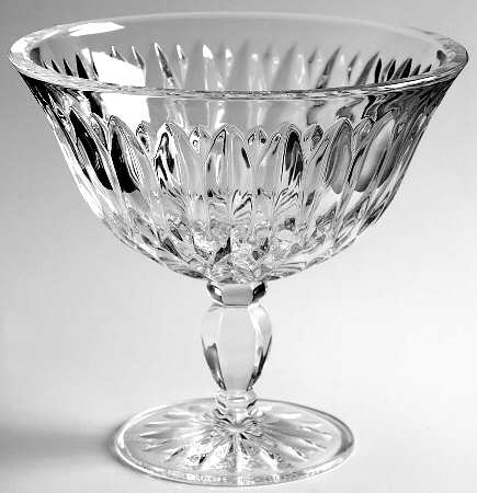 Floral Garden Round Compote (Height X Width)