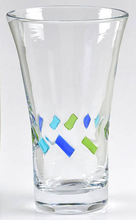Harlequin II (Blue & Green) Highball