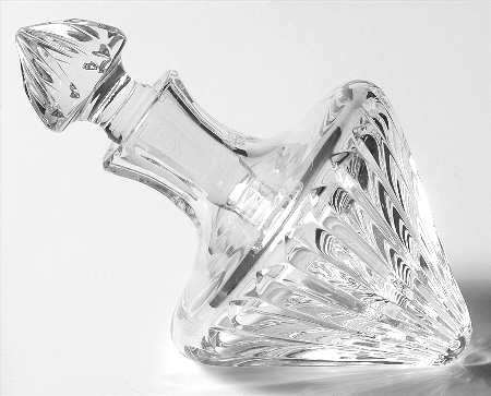Harmony Tilted Perfume Bottle & Stopper by Godinger