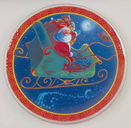 Santa by Gorham Crystal