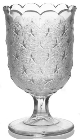 Stippled Star Clear Open Spooner