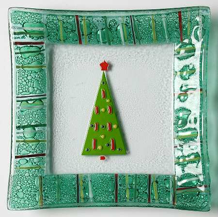 Christmas Splendor 5" Square Plate