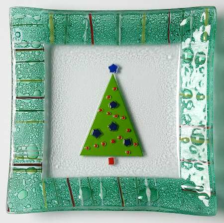 Christmas Splendor 5" Square Plate