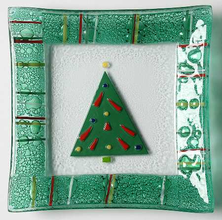 Christmas Splendor 5" Square Plate